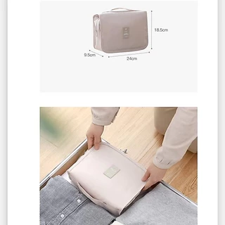 กระเป๋าใส่อุปกรณ์อาบน้ำ จัดระเบียบอุปกรณ์อาบน้ำ แขวนกันน้ำ