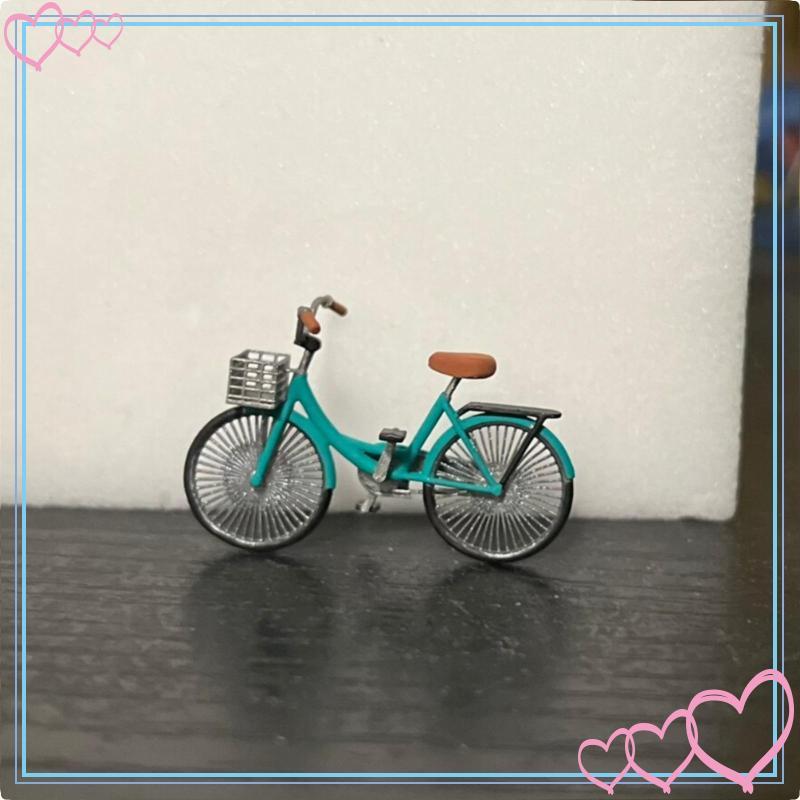 [meteor2] Low Step Cycle Model ดีเทล 1/64 Scale Cycle สมจริง Miniature Bike Red