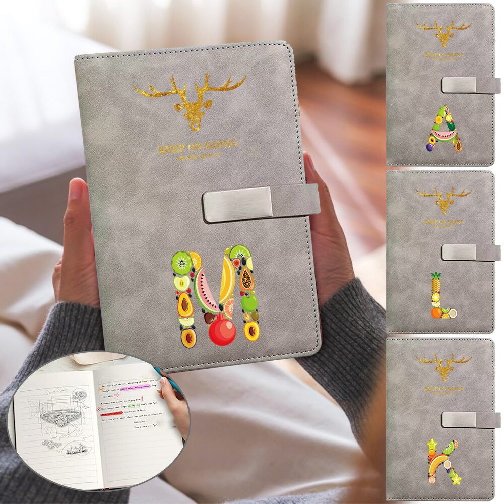 Study A5 Notebook พร้อม Magnetic Snap Closed Business Office Student Notebook กระดาษหนา