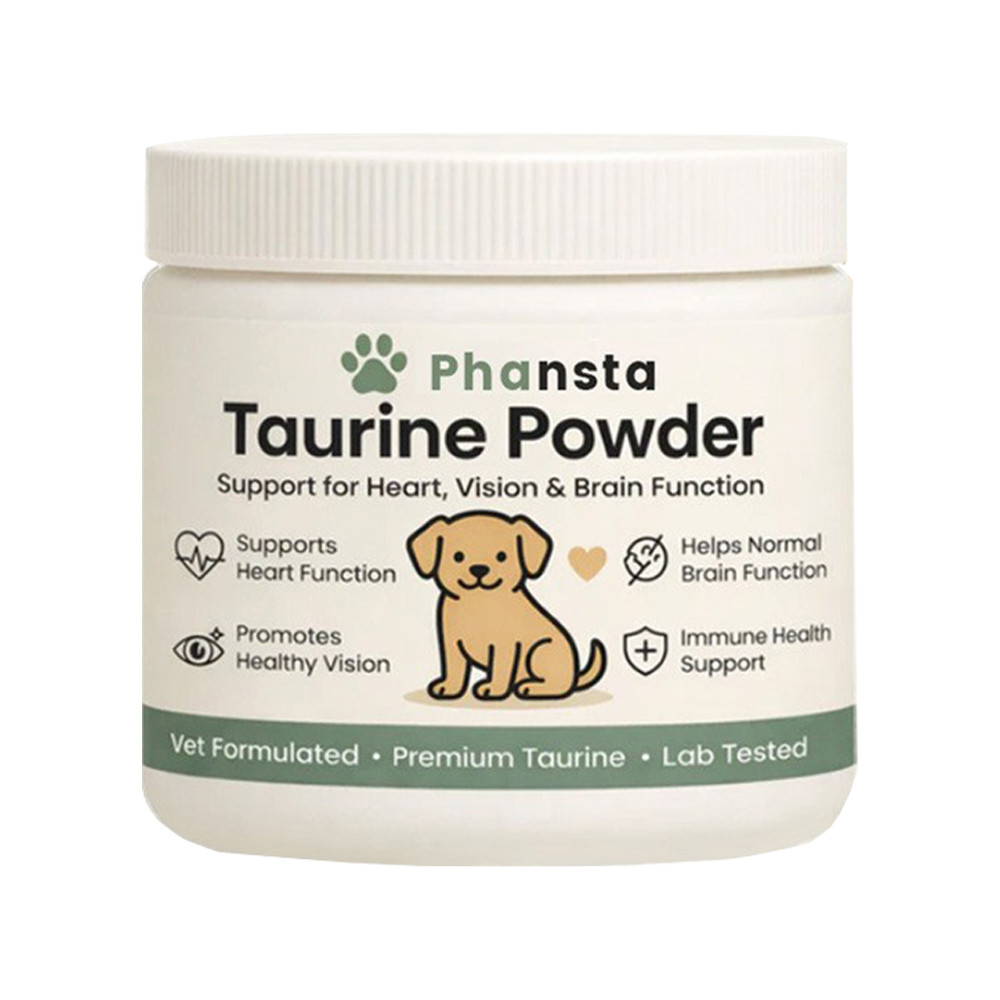 Phansta Pet‑Grade Taurine Powder Daily Nutrition Supplement Strengthen Immunity Suitable
