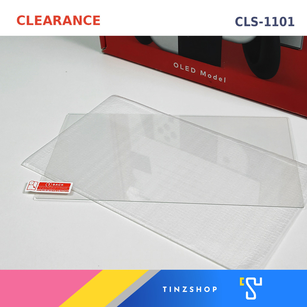 [Clearance] CLS-1101 ฟิล์มกันรอย OLED  Screen Protector  for Switch OLED ฟิล์มกันรอย OLED (ไม่มีกล่อง)