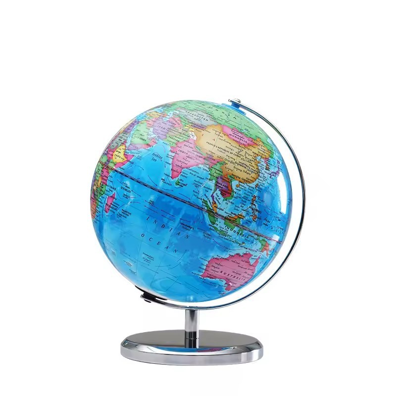 โรงงานแหล่งที่มา Golden Globe ส่งออกเวอร์ชันภาษาอังกฤษ Globe Luminous Globe พร้อมไฟ LED