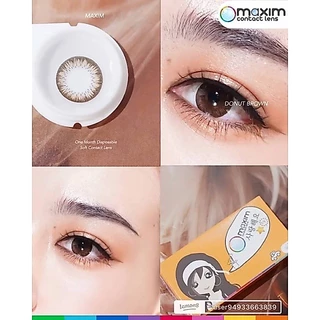 คอนแทคเลนส์สีรายเดือน maxim กล่องส้ม สีใหม่ล่าสุด!