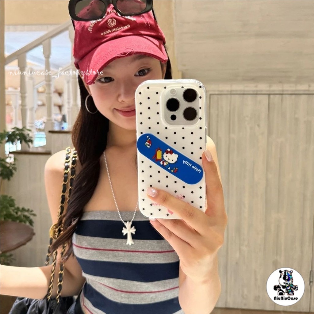 แฟชั่น สองชั้น + Band-Aid เหมาะสําหรับ For iphone 17 16 15 14 13 12 11 pro max เคสโทรศัพท์เรียบง่าย กันกระแทก เคสป้องกัน