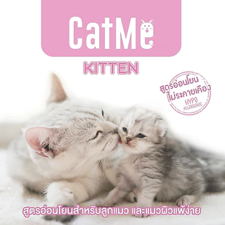 CatMe Kitten 10L. ทรายแมวอนามัย ทรายภูเขาไฟ สูตรอ่อนโยนพิเศษ สำหรับลูกแมว แมวผิวแพ้ง่าย บรรจุ 8 กิโลกรัม (10 ลิตร)