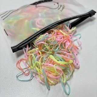 HR ยางรัดผม 500 เส้น หนังยางรัดผม แฟชั่น แบบยืด คละสี พร้อมส่งจากไทย