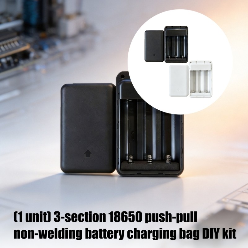 BTM Plastic 18650 DIY Powerbank Shell ตู้เลื่อน 3 เซลล์สําหรับเคส