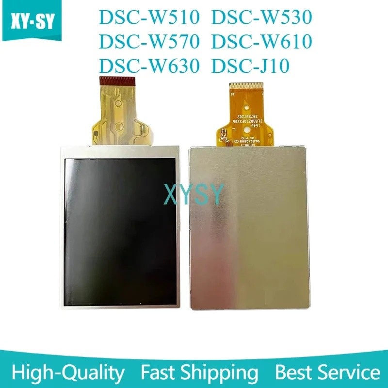 WE ใหม่ W510 W530 W570 W610 W630 J10 จอแสดงผล LCD สําหรับ Sony DSC-W510 DSC-W530 DSC-W570 DSC-W610 D