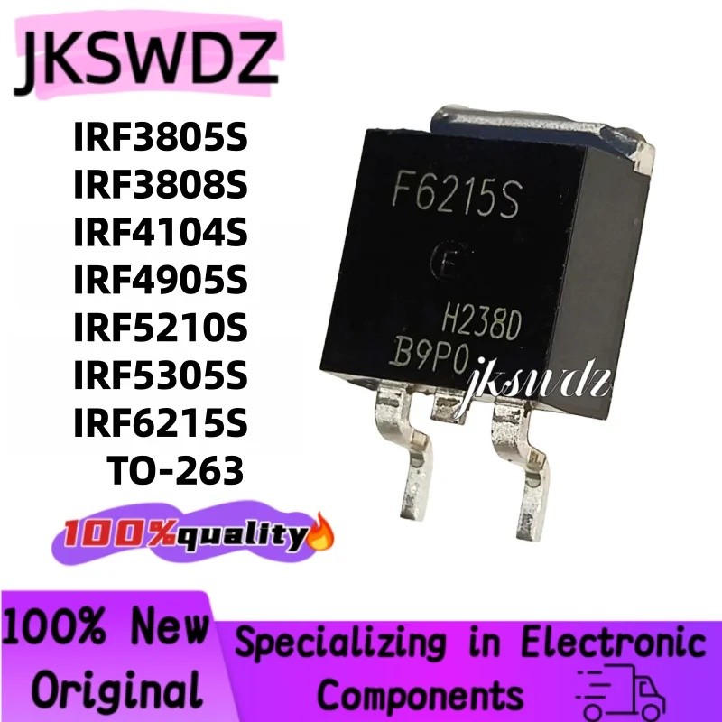 5PCS IRF5210S IRF3805S IRF3808S IRF4104S IRF4905S IRF5305S IRF6215S F5210S F3805S F4S F54S F5S F54S 