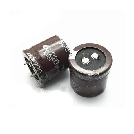 10PCS 450V220UF 220UF 450V ตัวเก็บประจุไฟฟ้า 30*30 มม.
