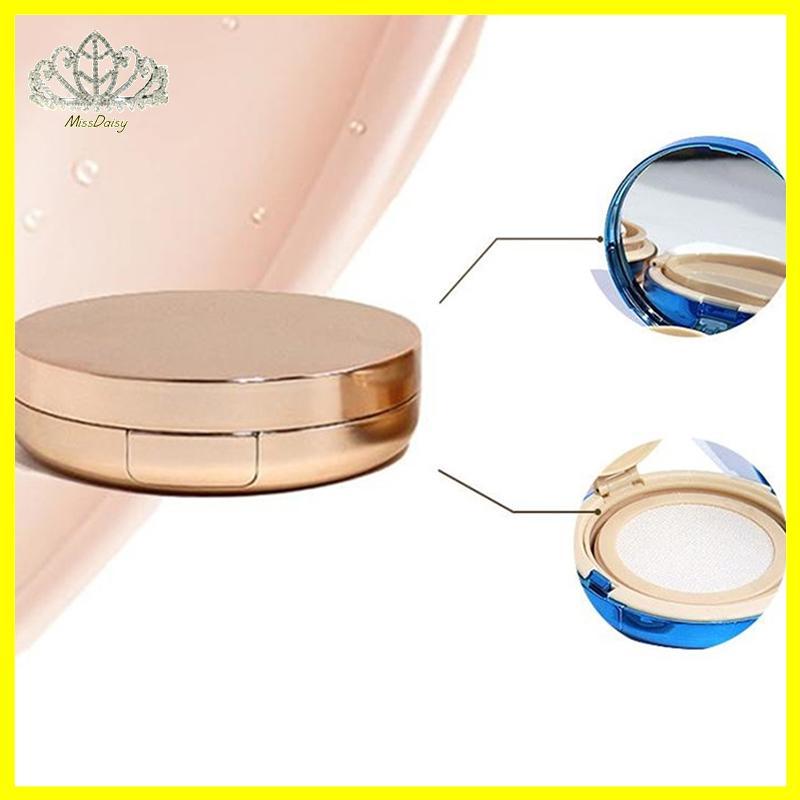 Daisy 12g Air Cushion กล่องเปล่า BB ครีมคอนเทนเนอร์ฟองน้ําพัฟและกระจก Travel Make Up อุปกรณ์เสริมแบบพกพากล่องเครื่องสําอาง TH