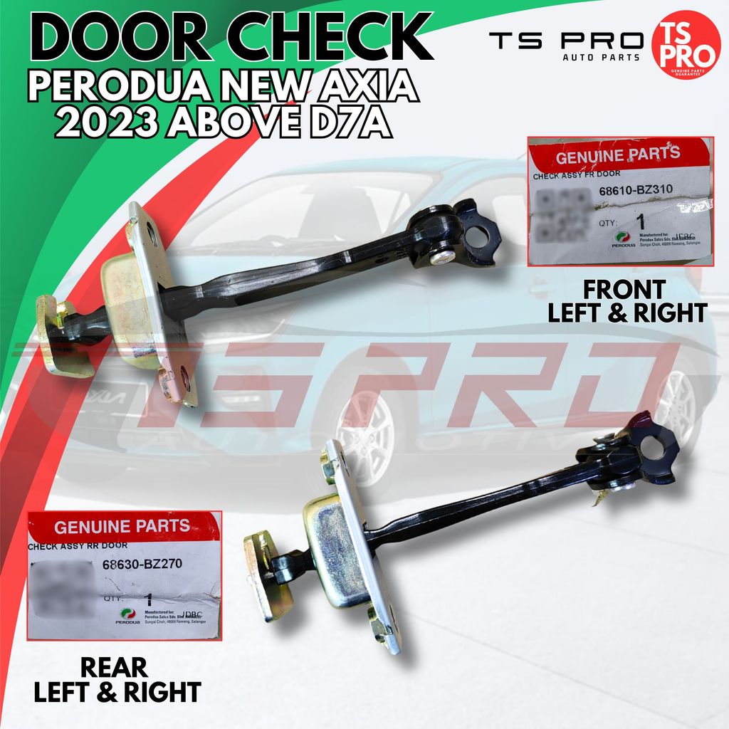 Perodua ใหม่ Axia 2023 เหนือ D7A ประตูตรวจสอบด้านหน้าซ้ายและขวา 68610-BZ310 / ด้านหลังซ้ายและขวา - 6