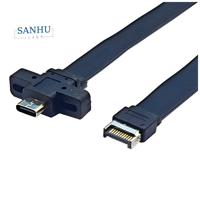 USB3.2 Gen2x2 สายบอร์ด Type-E Terminal Type-C Front C Mother 10G/20Gbps สายแบน