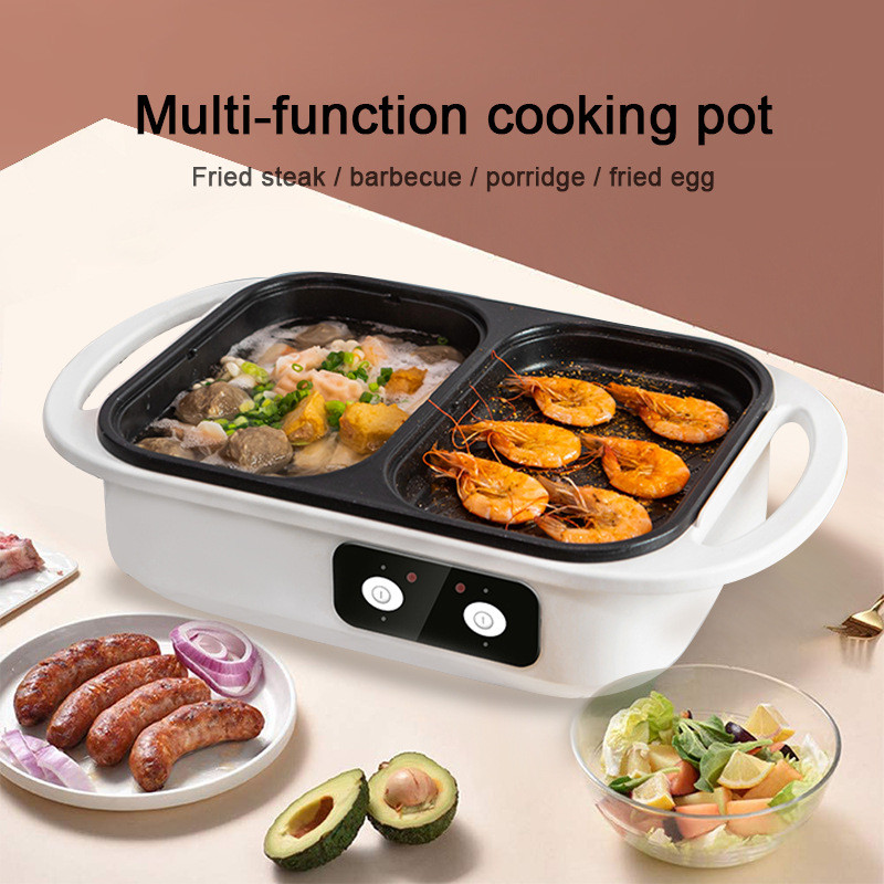 Household electric hot pot Multifunctional electric hot pot, dual-use electric cooking pot, electric