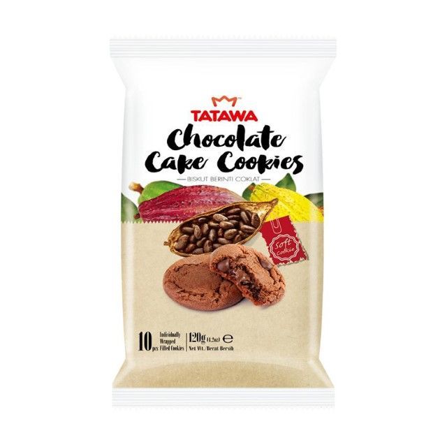 ทาทาวา ช็อกโกแลตเค้กคุ้กกี้ Tatawa Chocolate Cake Cookies 120g.