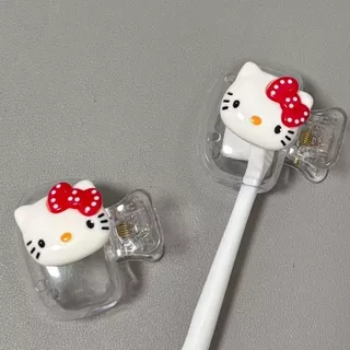 ฝาครอบแปรงสีฟัน สวัสดี คิตตี้ แบบพกพาพร้อมการป้องกันฝุ่นละอองและการออกแบบน่ารักสําหรับเดินทางและของใช้ประจําวัน