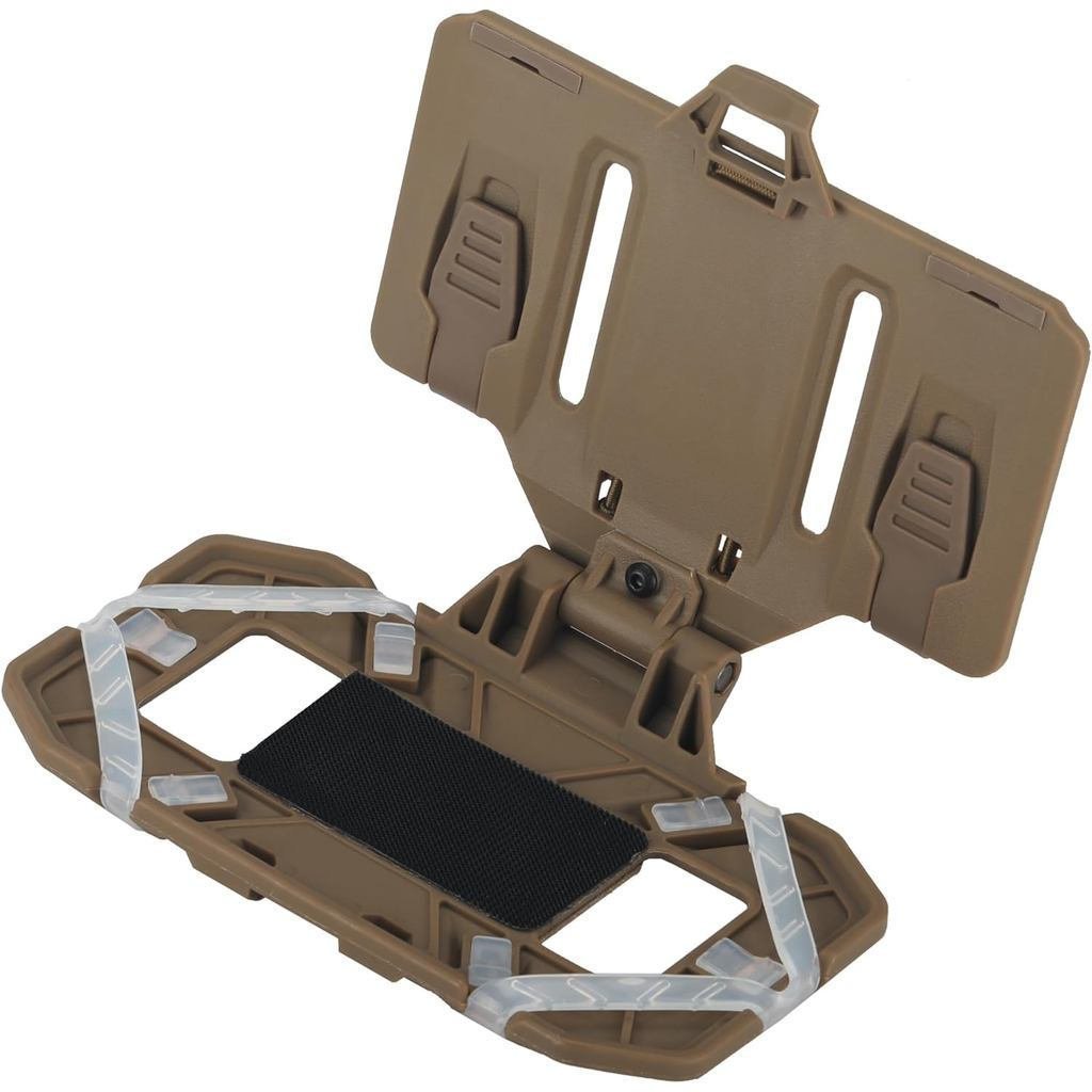 ยุทธวิธีเกียร์แผ่น Carrier เสื้อกั๊กอุปกรณ์เสริมโทรศัพท์ Chest Mount Holder สําหรับหน้าจอขนาด 4.7 "-
