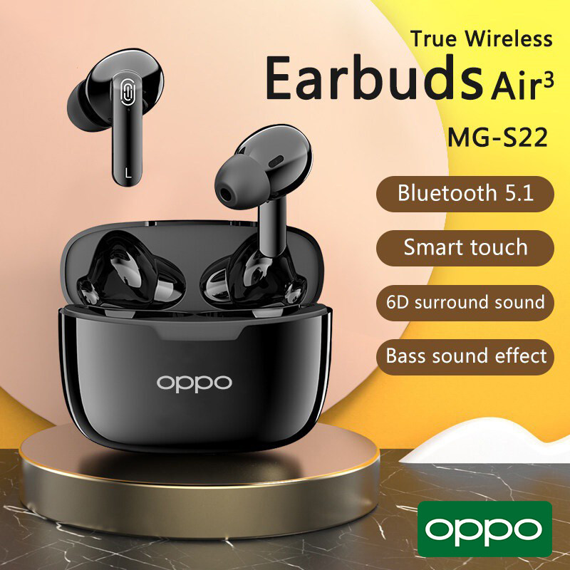 ยอดนิยมใน Instagram SFREE Shipping ใหม่ OPPO 5th หูฟัง HD Call ลดเสียงรบกวนแบตเตอรี่ยาวนาน Bluetooth