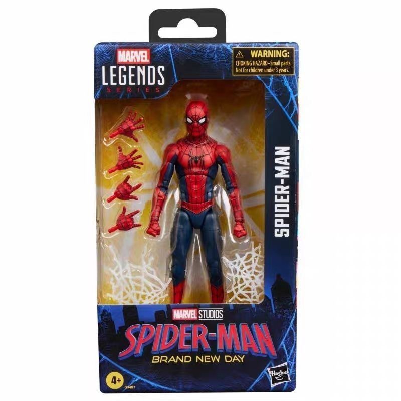 Hasbro Marvel Legend Spider-Man: ตุ๊กตาสไปเดอร์แมนสไปเดอร์แมน 20 ซม. ใหม่ล่าสุด