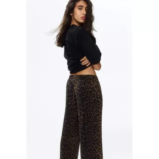 H&M(เอชแอนด์เอ็ม) กางเกงทรงกว้างแบบดึงขึ้น ผู้หญิง 1217677_10