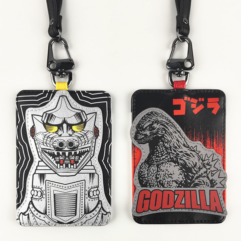 Gozilla PU Coin Pouch Card Holder w/ Neck Strap 8652