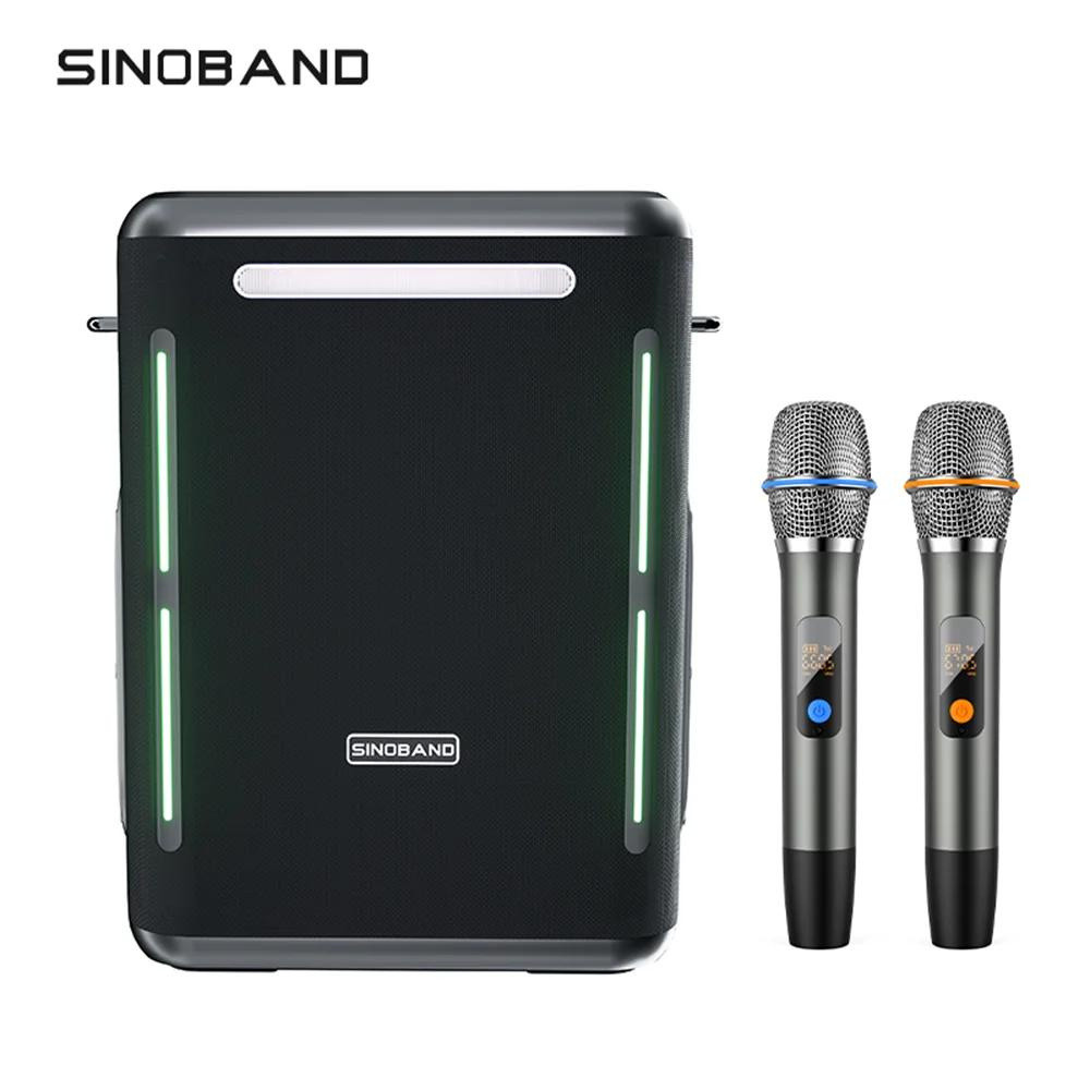 ลำโพงบลูทูธพกพา Xdobo 300W รุ่น 1981 พร้อมไมโครโฟนไร้สาย 2 ตัว, ลำโพงคาราโอเกะพร้อมระบบเสียงสะท้อนที