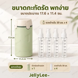 🚚 ส่งไว ขวดแบ่งครีมเดินทาง 4in1 กันน้ำ พกพาสะดวก แยกใส่แชมพู เจลอาบน้ำ โฟมล้างหน้า โลชั่น สำหรับท่องเที่ยว