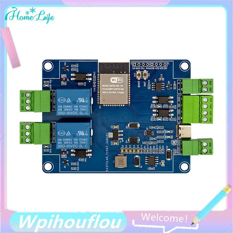 [HoME&life] RS485 Modbus Wifi Bluetooth 2-Way Relay Module Optocoupler Isolation 2 in 2 Out Relay Mo