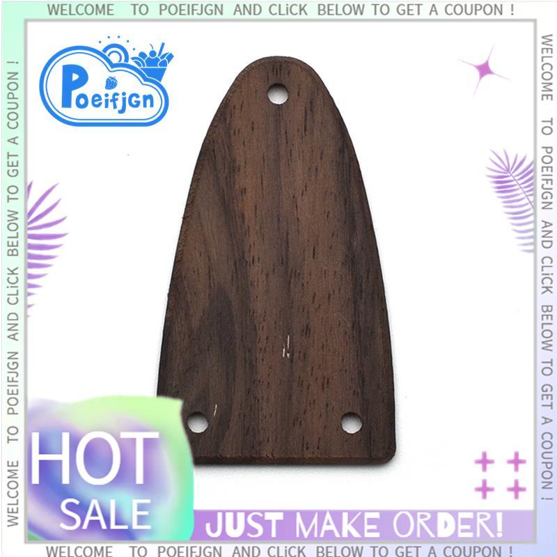 Rosewood กีตาร์ไฟฟ้า Truss Rod Cover Holes Rosewood Rod Cover อะไหล่กีตาร์