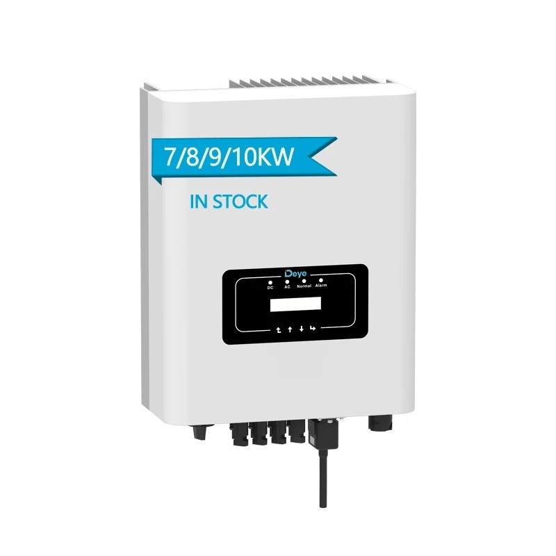 Hot Deye ใช้ในบ้าน 10KW Inversor เฟสเดียวบน Grid Power พลังงานแสงอาทิตย์ Invert 10KW Deye Hybrid Inv