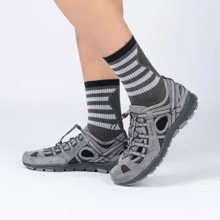 Decathlon Men’S Hiking Shandal รองเท้ารัดส้นสำหรับผู้ชายใส่เดินป่ารุ่น Nh500 Fresh - Grey
