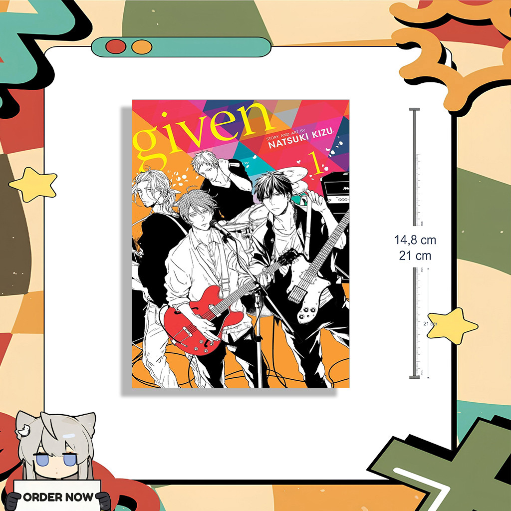 Manga Given (ชุด 9 เล่ม) โดย Natsuki Kizu