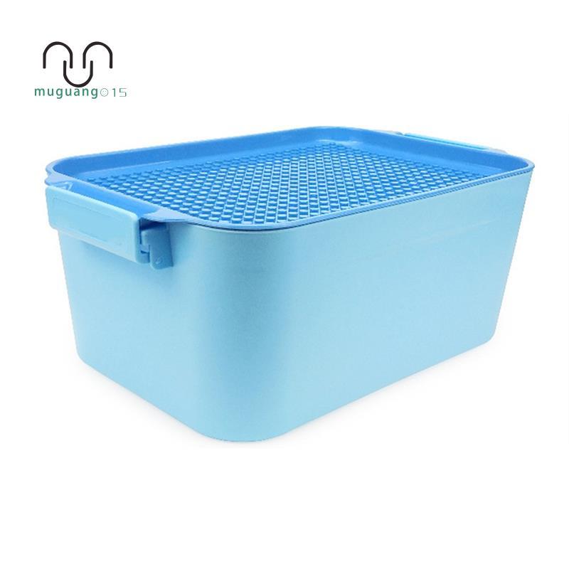 [ลดราคา MM]Building Block Storage Box กล่องของเล่นเด็ก Building Block Box-Blue