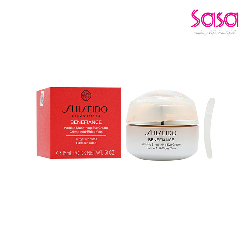 Shiseido ริงเคิล สมูทติง อาย ครีม 15มล. Shiseido WRINKLE SMOOTHING EYE CREAM 15ml — صورة 2