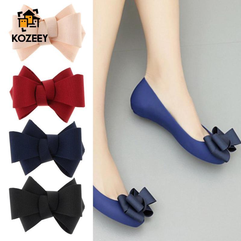 [KOZEEY] 1x ริบบิ้นรองเท้า Charm ที่ถอดออกได้ DIY งานแต่งงานรองเท้าเจ้าสาว Prom รองเท้า Charm