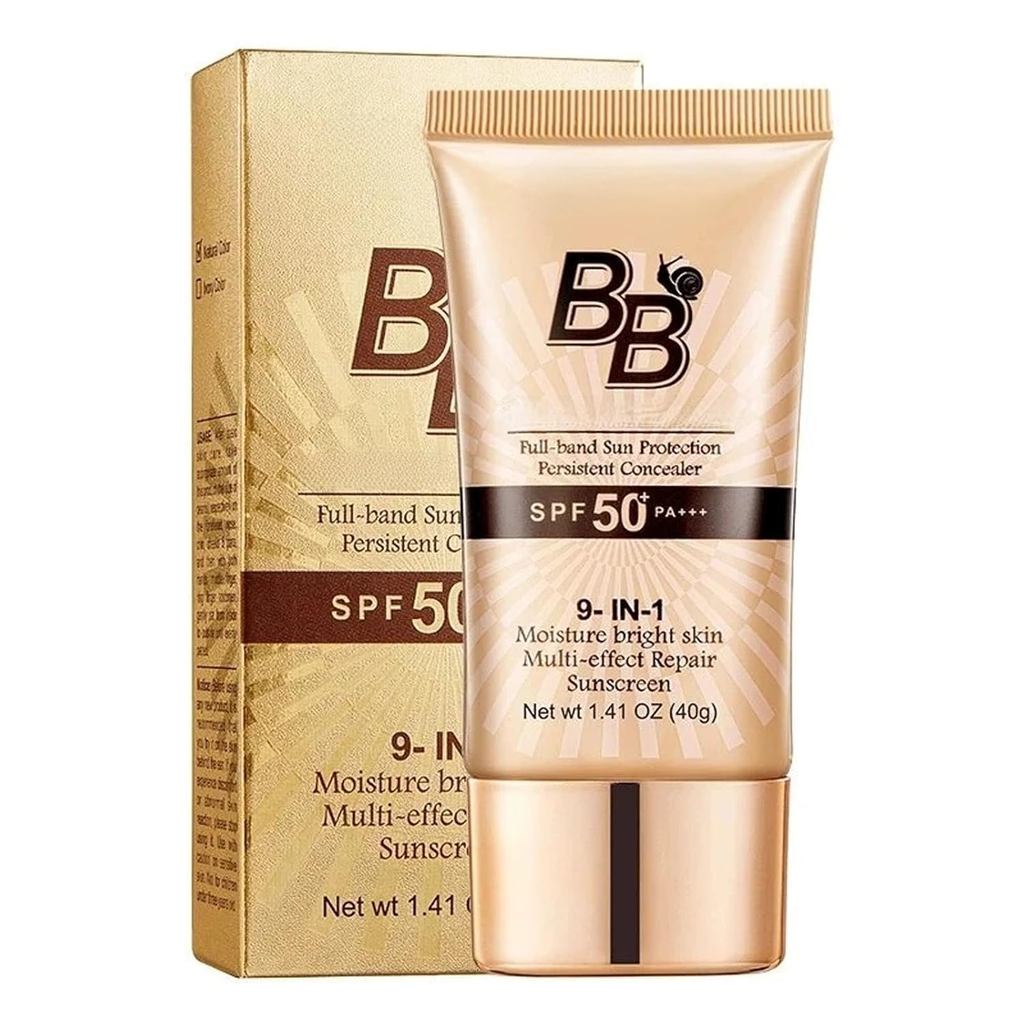 Skin-Nourishing All-in-One BB Cream Foundation – Tinted Moisturizer & Concealer, Natural Luminous Fi