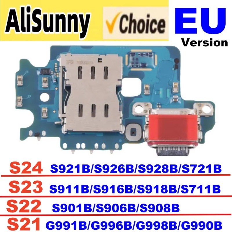JDT พอร์ตชาร์จ USB Connector Flex สําหรับ Samsung S24 Plus S23 Ultra S22 S21 S921B S926B S928B S24FE