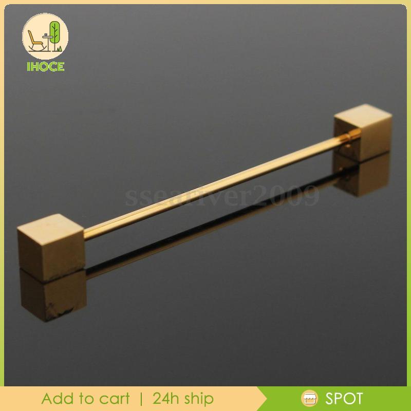 [Ihoce] Men Shirt Tie Collar Pin Tie Clip Clasp Bar Cusp Head เข็มกลัด Pin Chain