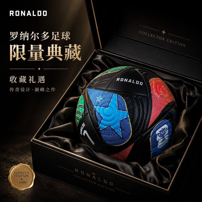 R RONALDO/RONALDO Football Limited Collection เบอร์ 5 Ball Elementary School เฉพาะสร้อยข้อมือ C Luo 