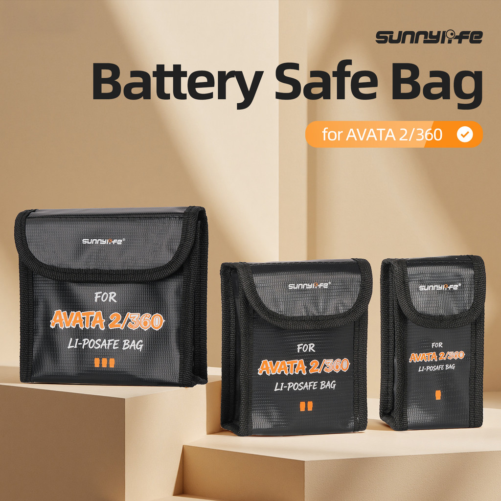 Drone Flight Battery Safe Bag for DJI Avata 360/2 Drone Accessories Protective Case Lithium Battery 