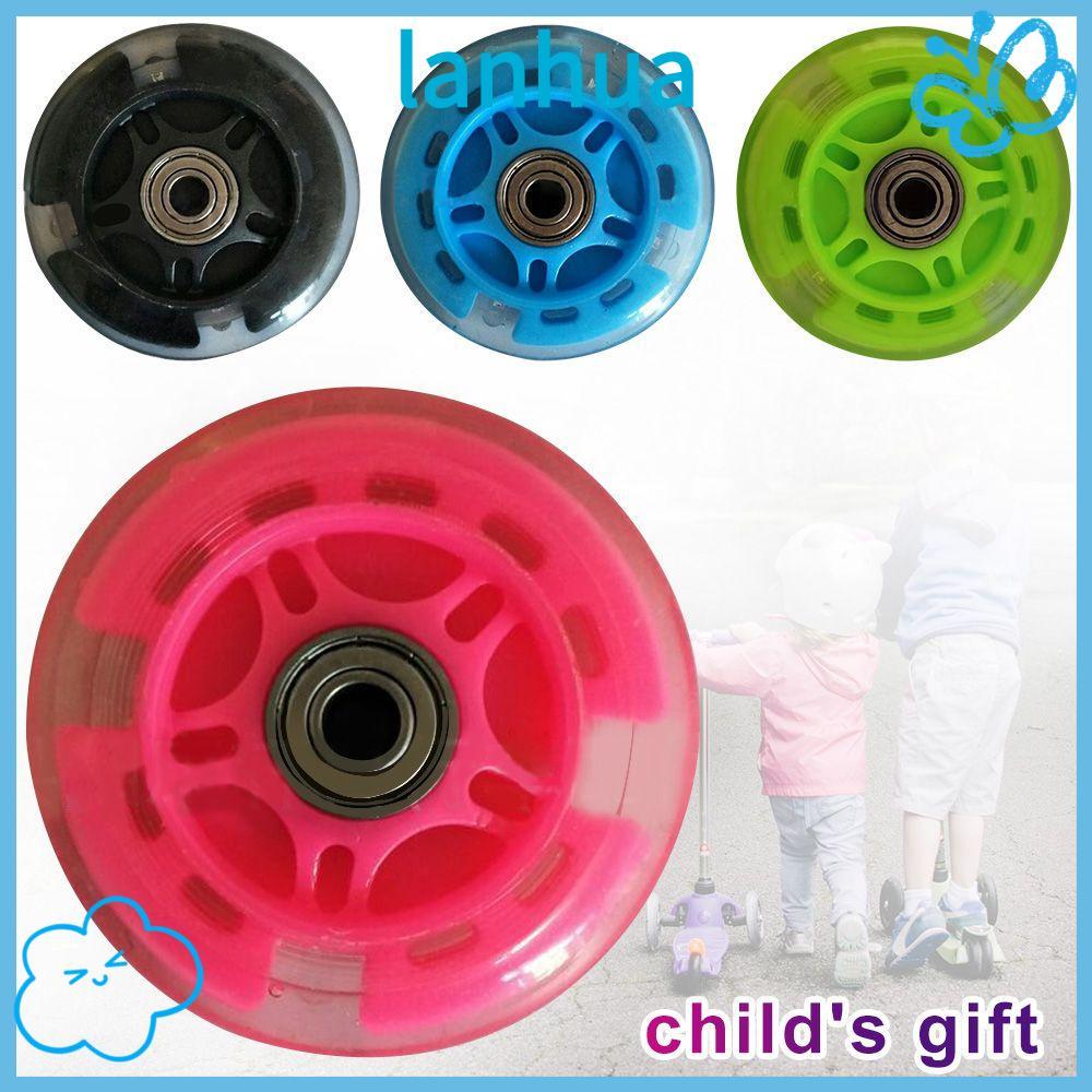 LANHUA LED Scooter Wheel คุณภาพสูง 4 สี Light Kids Scooter Bearings