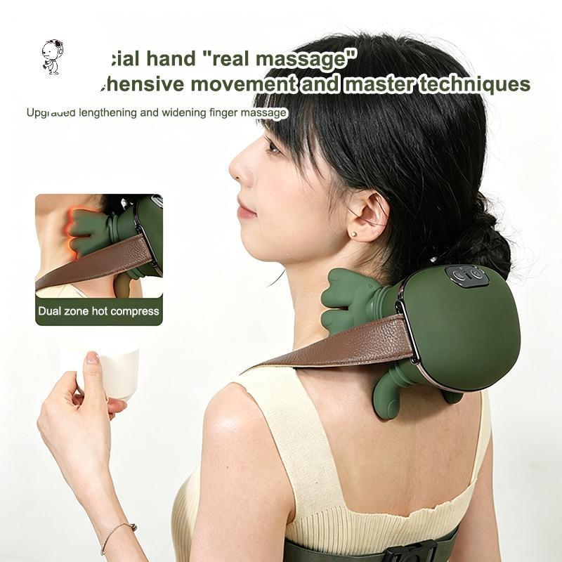 MOE เครื่องนวดไหล่และคอ Ne นวดห้านิ้วที่สมจริง Technique Ergonomic Muscle Rlr สําหรับใช้ในบ้าน TH