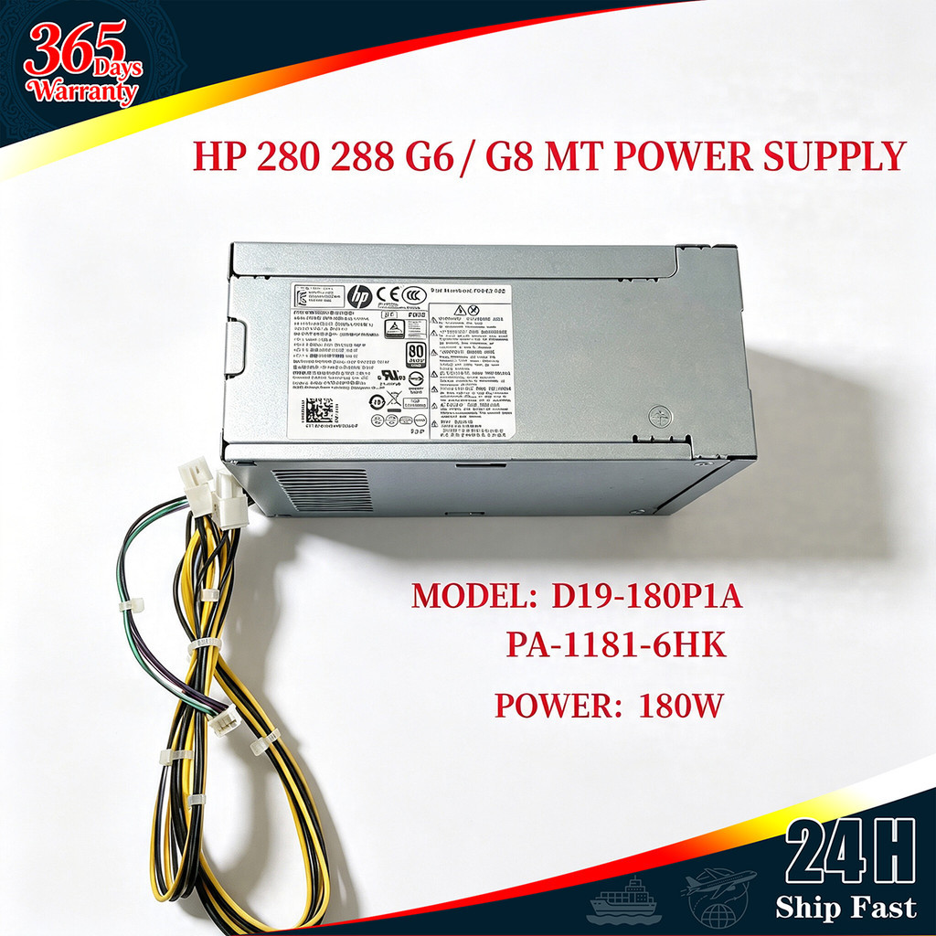 เหมาะสําหรับ HP 280/288 G6/G8 MT Power D19-180P1A PA-1181-6HK L70042-001 180W