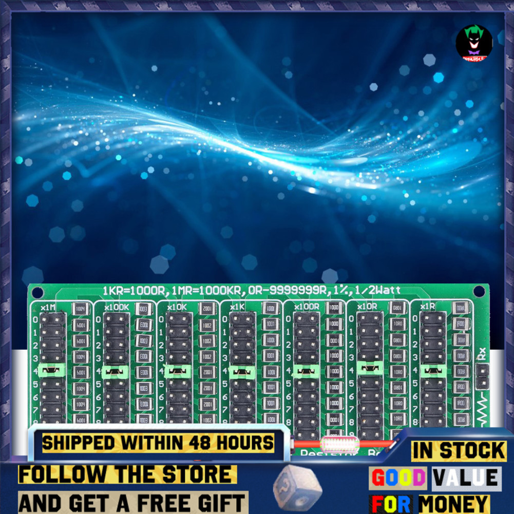 Sinhopsa Sinhopsa Programmable Resistor Board 1R to 9999999R 8 ส่วน 0.1R ต่ำราคาความแม่นยำส่วนประกอบ