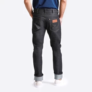 WRANGLER กางเกงยีนส์ผู้ชาย (ริมน้ำเงิน) คอลเลคชั่น Original Wrangler เอวกลาง ทรงตรง รุ่น WR F123MGREN02 สียีนส์
