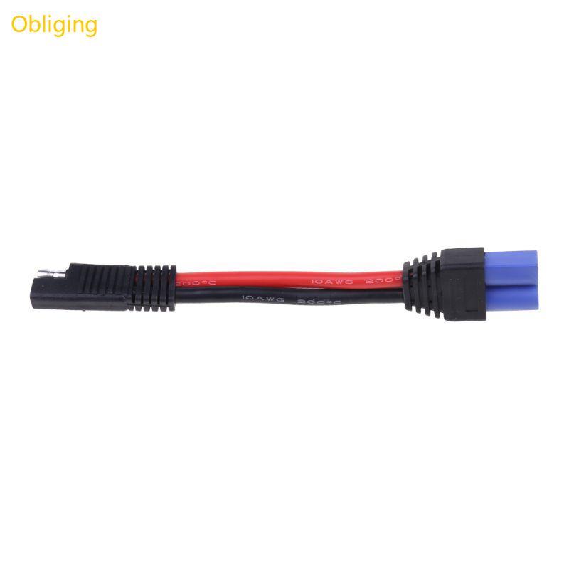 Obliging 10 AWG SAE To EC5 ชายปลั๊กเชื่อมต่อ SAE แหล่งจ่ายไฟอะแดปเตอร์ยานยนต์สาย SAE TO EC5 หญิงปลั๊