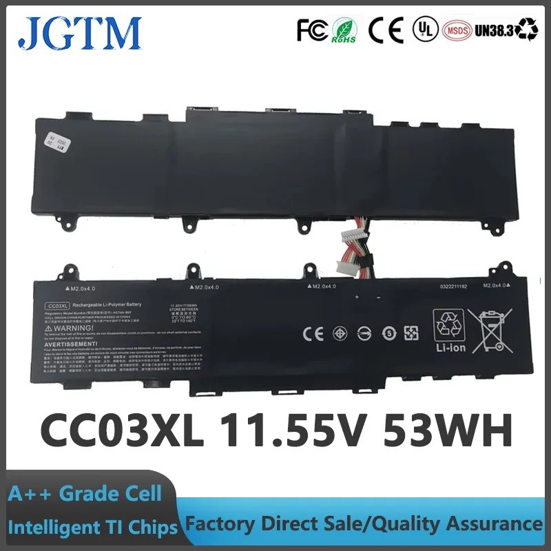 CC03XL แบตเตอรี่แล็ปท็อปใช้งานร่วมกับ LP ZBook Firefly 14 G7 G8 EliteBook 830 835 840 845 G7 G8 Seri
