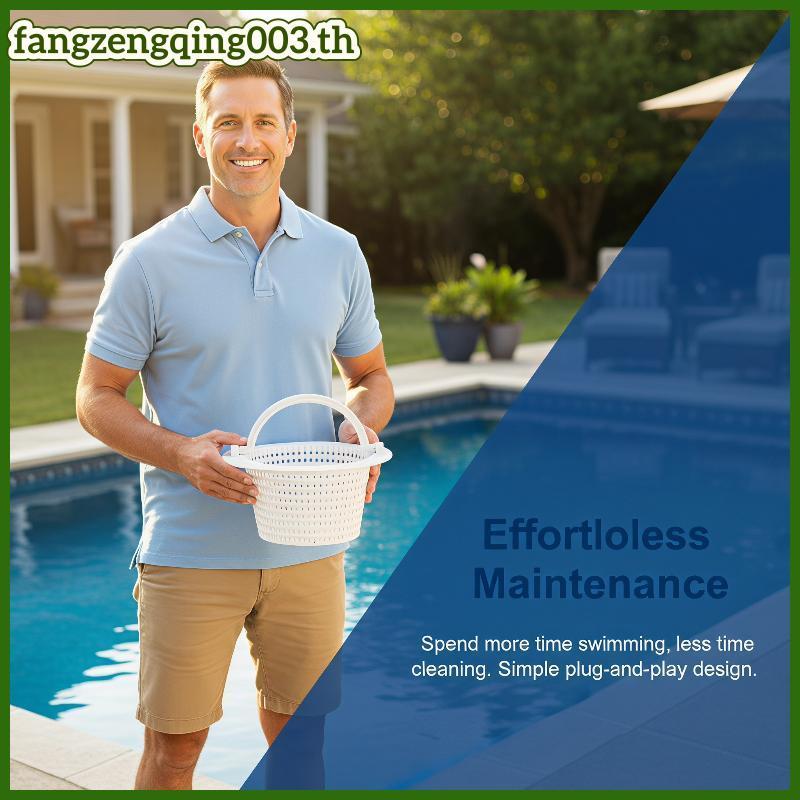 F3TH 2PCS Pool Skimmer ตะกร้าเปลี่ยนจับ 6.3 "เหมาะกับ Hayward SP1091 Pentair สําหรับ Inground เหนือพ