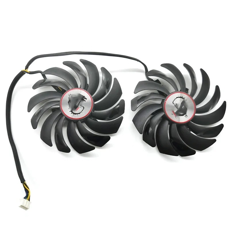 2 ชิ้น/ล็อต 95 มม.PLD10010S12HH Cooler พัดลมสําหรับ MSI GTX 1060 1070 1080 TI RX 470 570 RX580 GAMIN