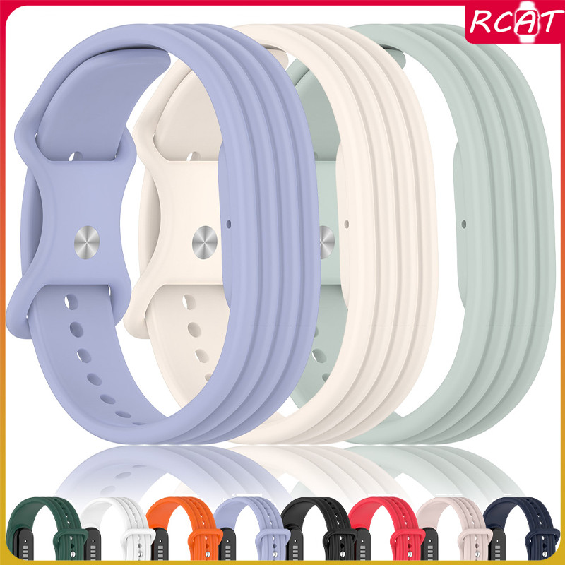 สายยางซิลิโคน for Smartwatch Google Fitbit Air ฟิตเนสสายรัดข้อมือกีฬานุ่มสายรัดข้อมือกันน้ำที่ระบายอาศัยอุปกรณ์เสริม